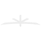 Ekena Millwork Alberta Architectural Grade PVC Gable Bracket, 96"W x 24"H x 2"D x 4"F, 6/12 Pitch GBP096X24X0204ALB00 - alternate 3